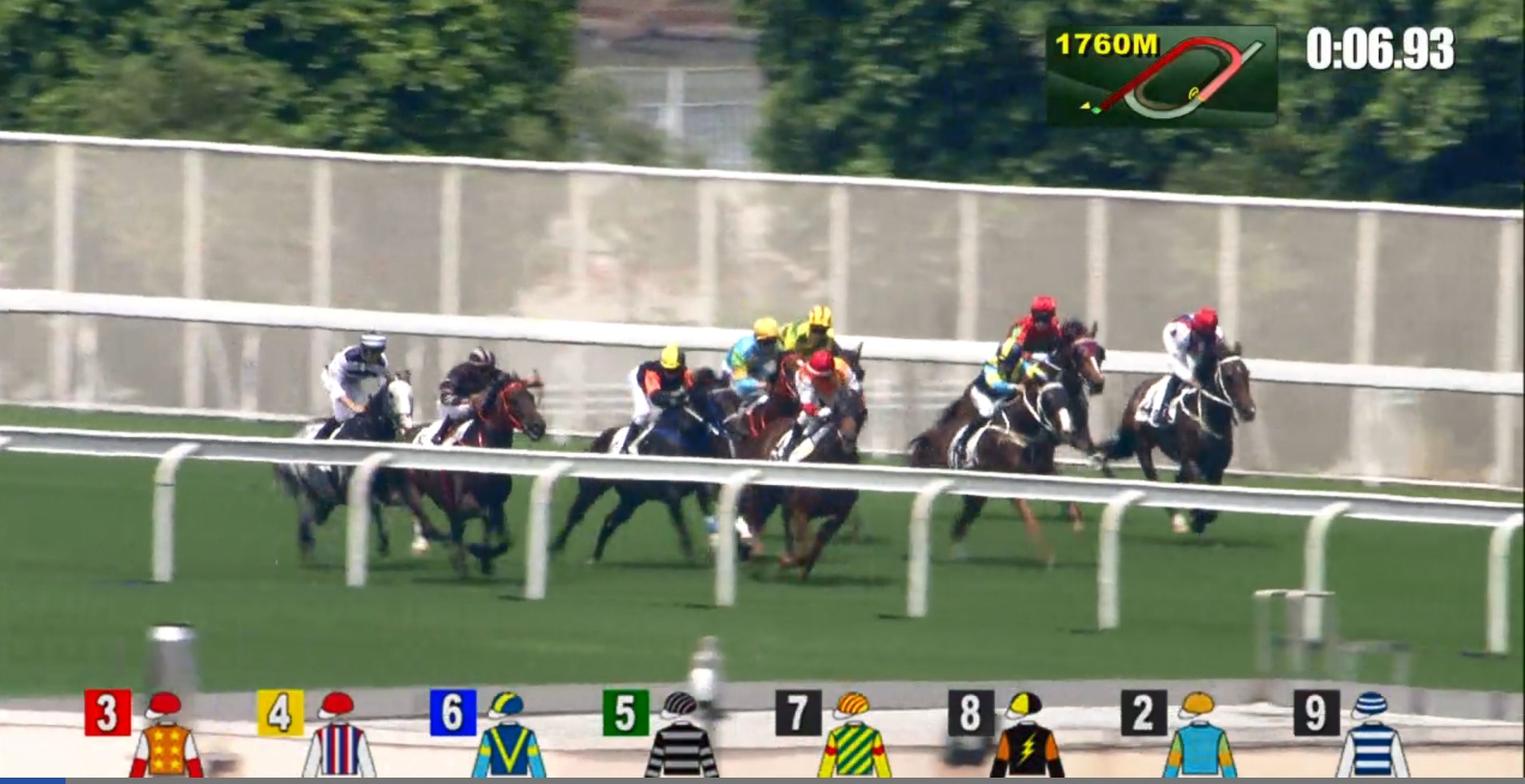 賽馬罕見 初出 興惑 甩蹄鐵纏馬尾奪亞評馬人 30多年未見過