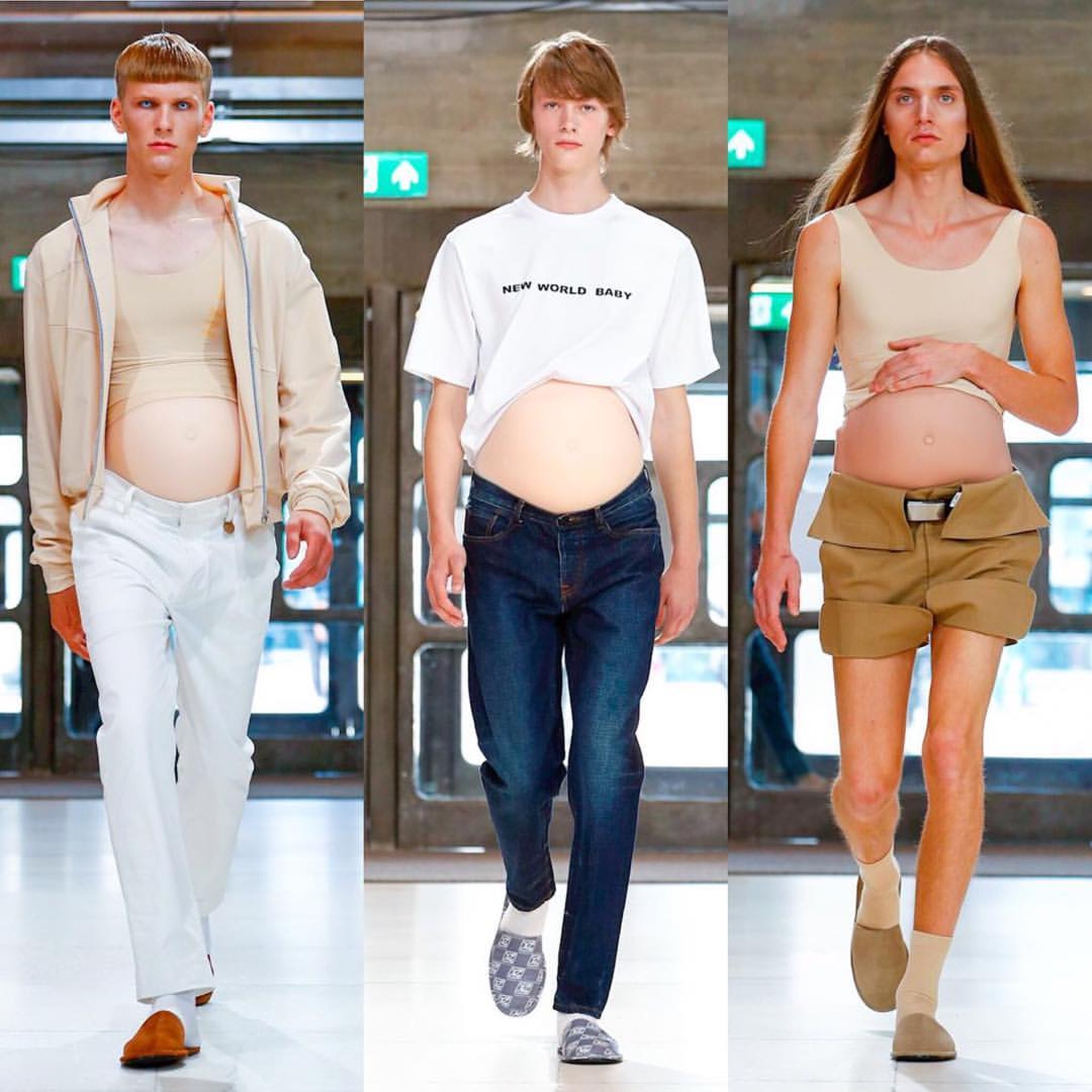 Xander Zhou Spring/Summer 2019 Menswear Collection。(GQ) Xander Zhou Spring/Summer 2019 Menswear Collection。(GQ)