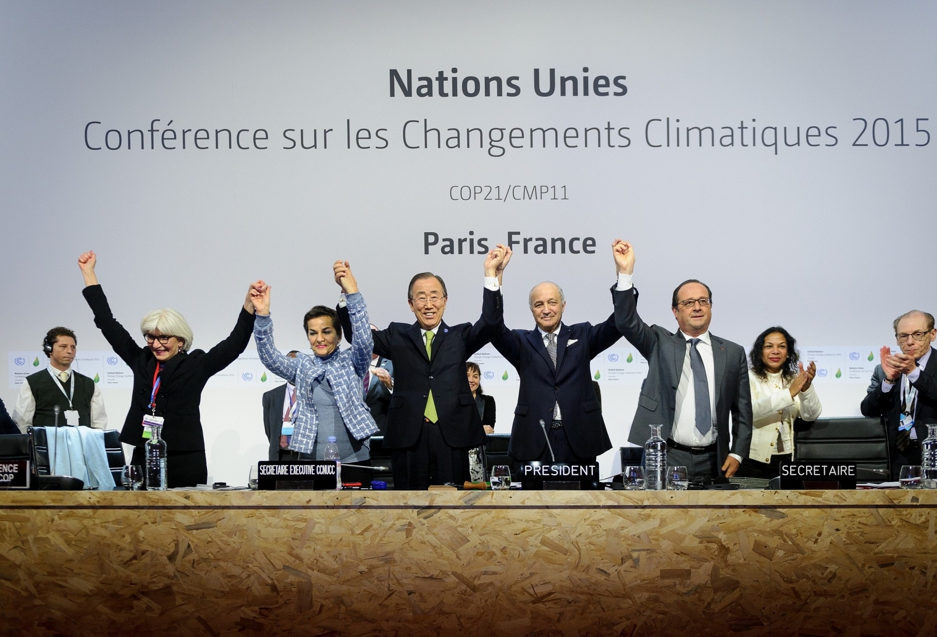 2015年聯合國氣候變化大會（COP21），近200國共同訂下了新的氣候目標（視覺中國）