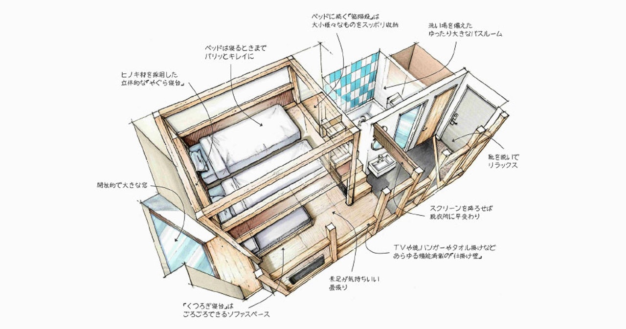 圖片來源:OMO Tokyo Otsuma 圖片來源:OMO Tokyo Otsuma