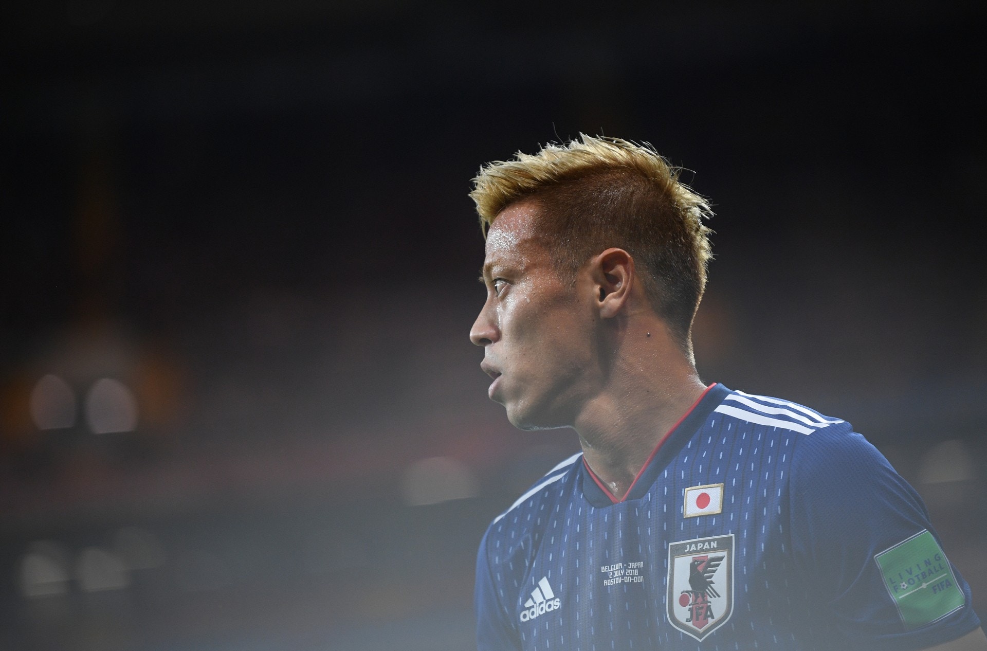 世界盃 本田圭佑退出日本隊 相同比數上陣遺憾輸波告終