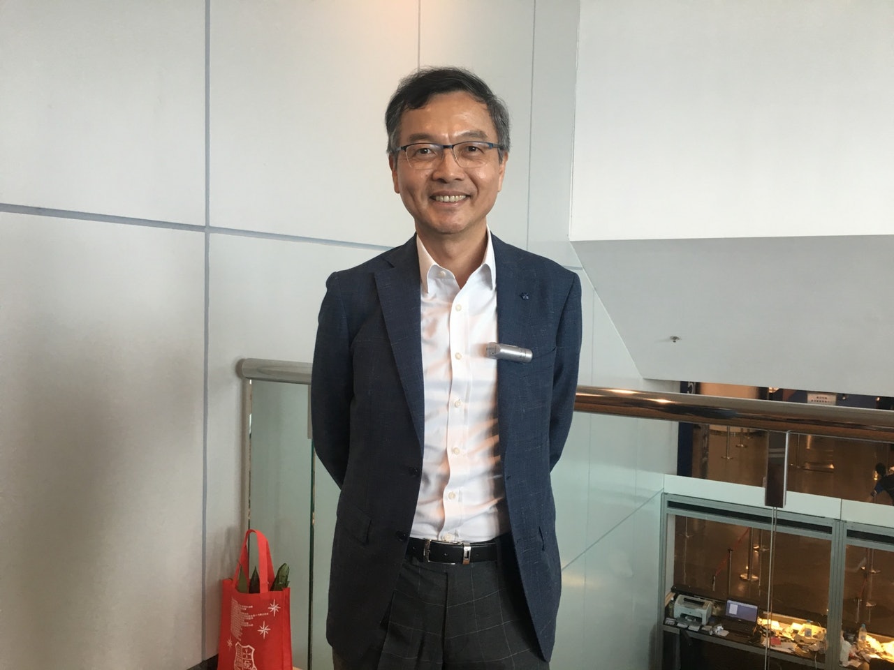 安老事務委員會主席林正財出席活動時表示,公共年金計劃無抗通脹能力,強調不應將此當作投資產品。(翟睿敏攝) 安老事務委員會主席林正財出席活動時表示,公共年金計劃無抗通脹能力,強調不應將此當作投資產品。(翟睿敏攝)