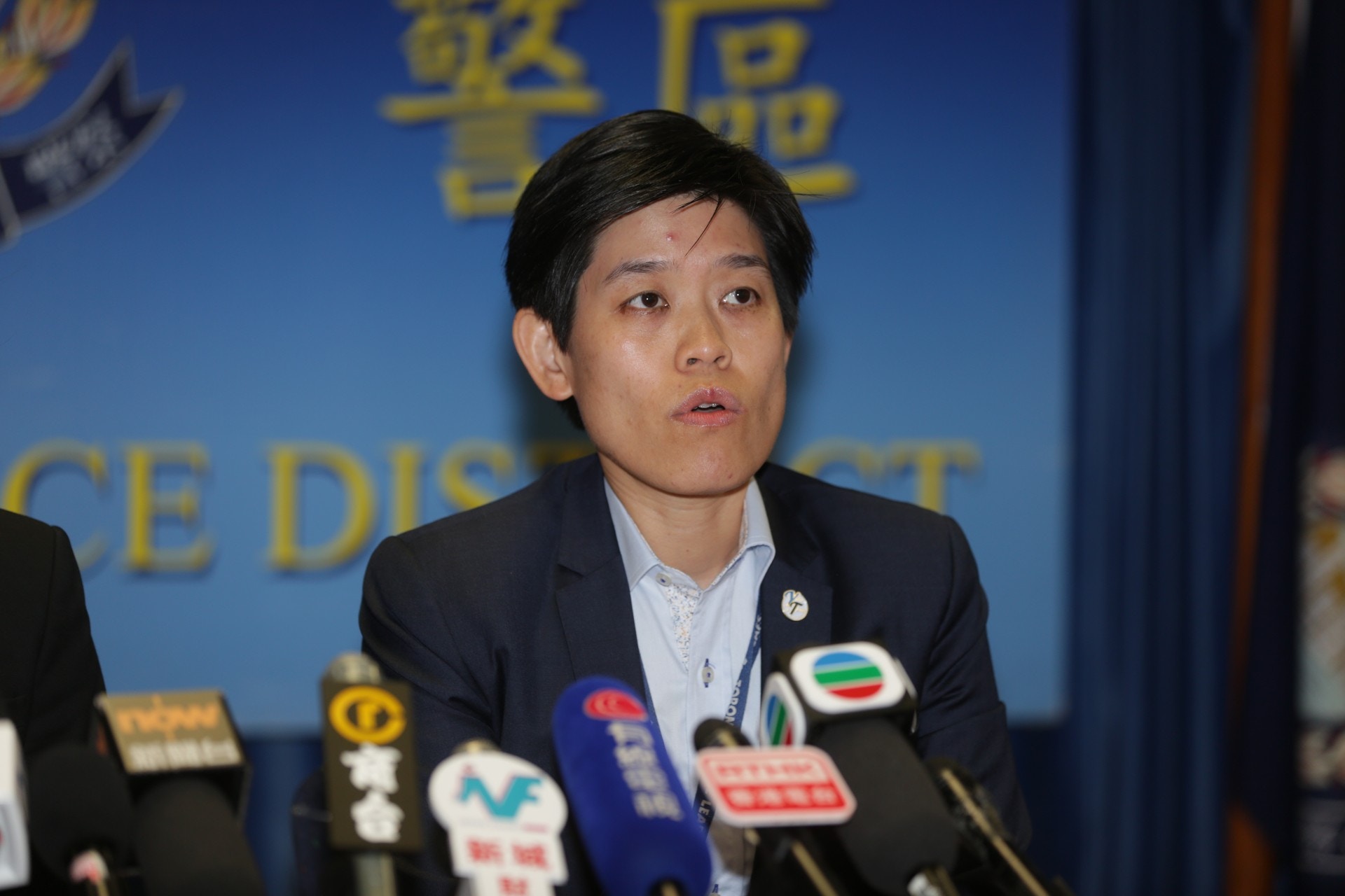 油尖警區刑事總督察李經晞 (黃偉民攝)