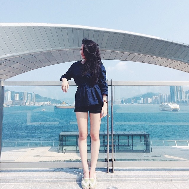 除了文青，賴凱靖亦是一名長腿女神！（Instagram）