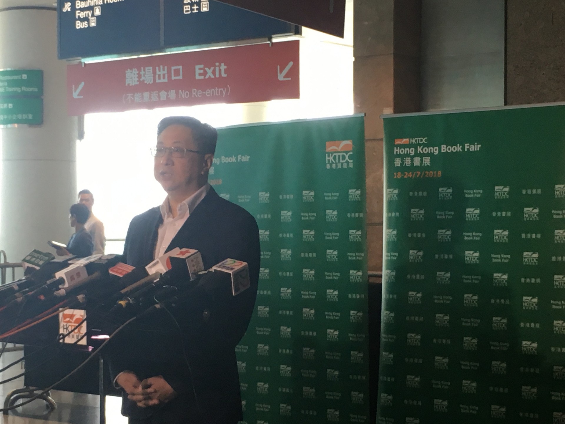 盧偉聰指,在過去幾年香港的治安保持在良好水平。(鄭翠碧攝) 盧偉聰指,在過去幾年香港的治安保持在良好水平。(鄭翠碧攝)