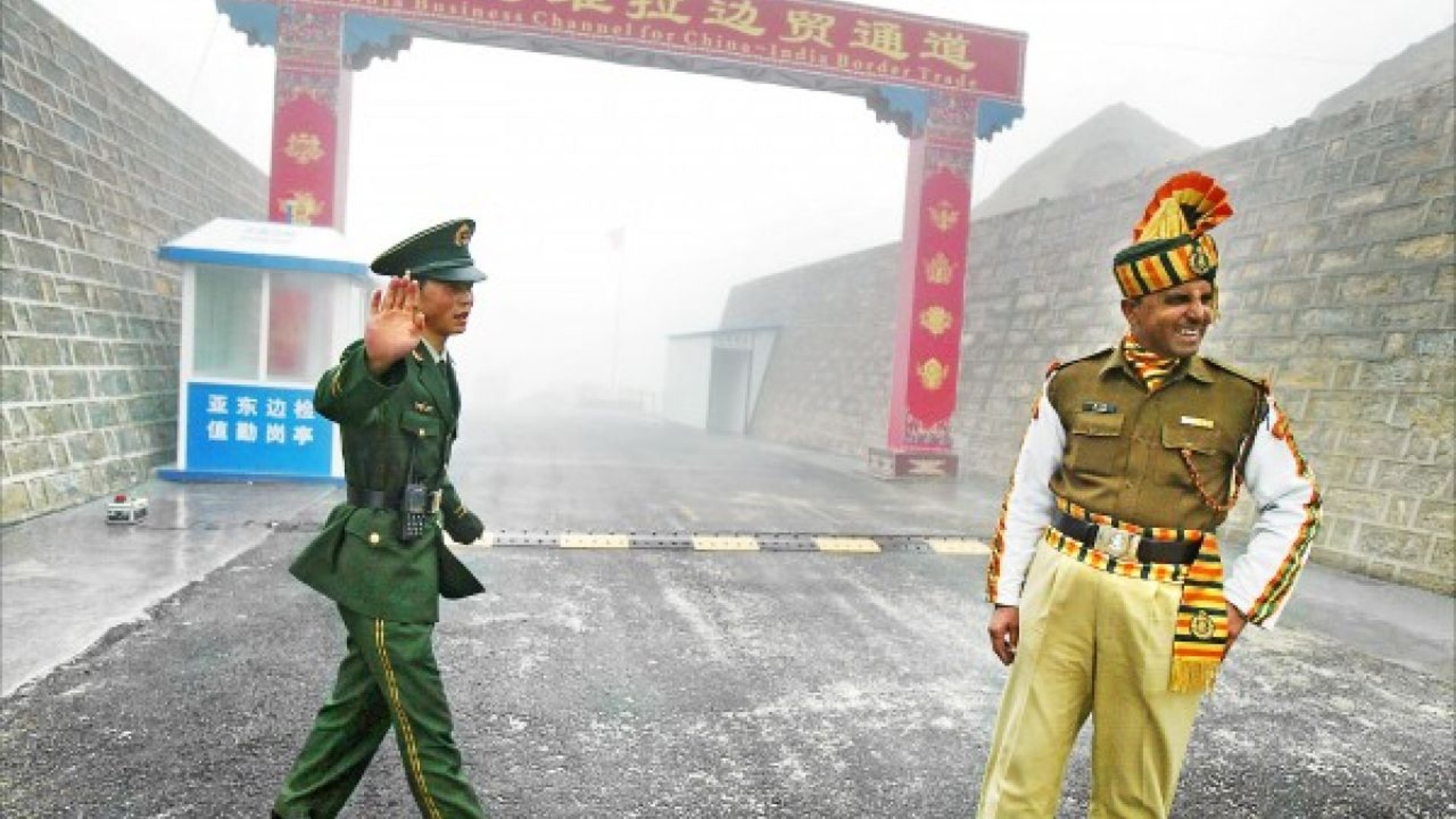 中國與印度軍方去年在洞朗地區連日對峙。(資料圖片)