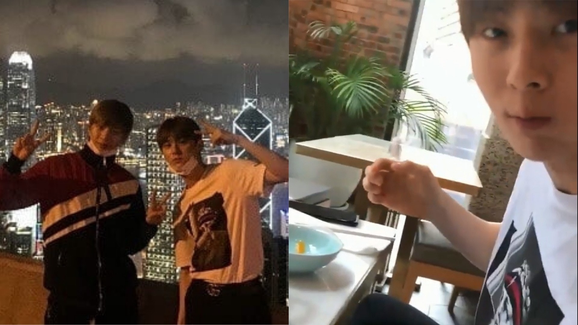 【Wanna One香港行】姜丹尼爾、黃旼炫飲茶嘆奶皇包 山頂睇夜景 【Wanna One香港行】姜丹尼爾、黃旼炫飲茶嘆奶皇包 山頂睇夜景