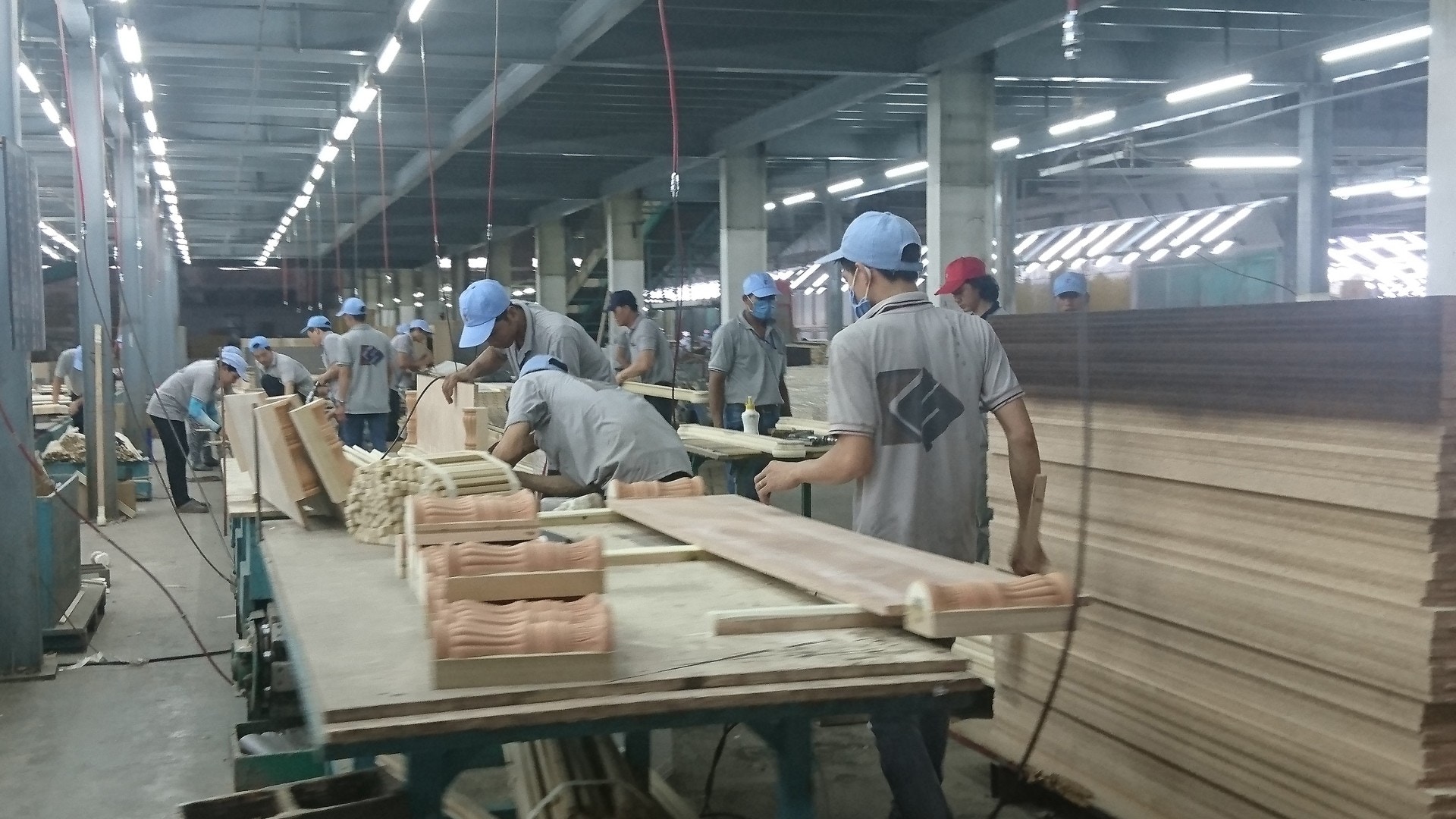 台商凱勝家具是越南第一大家具廠。（中央社）