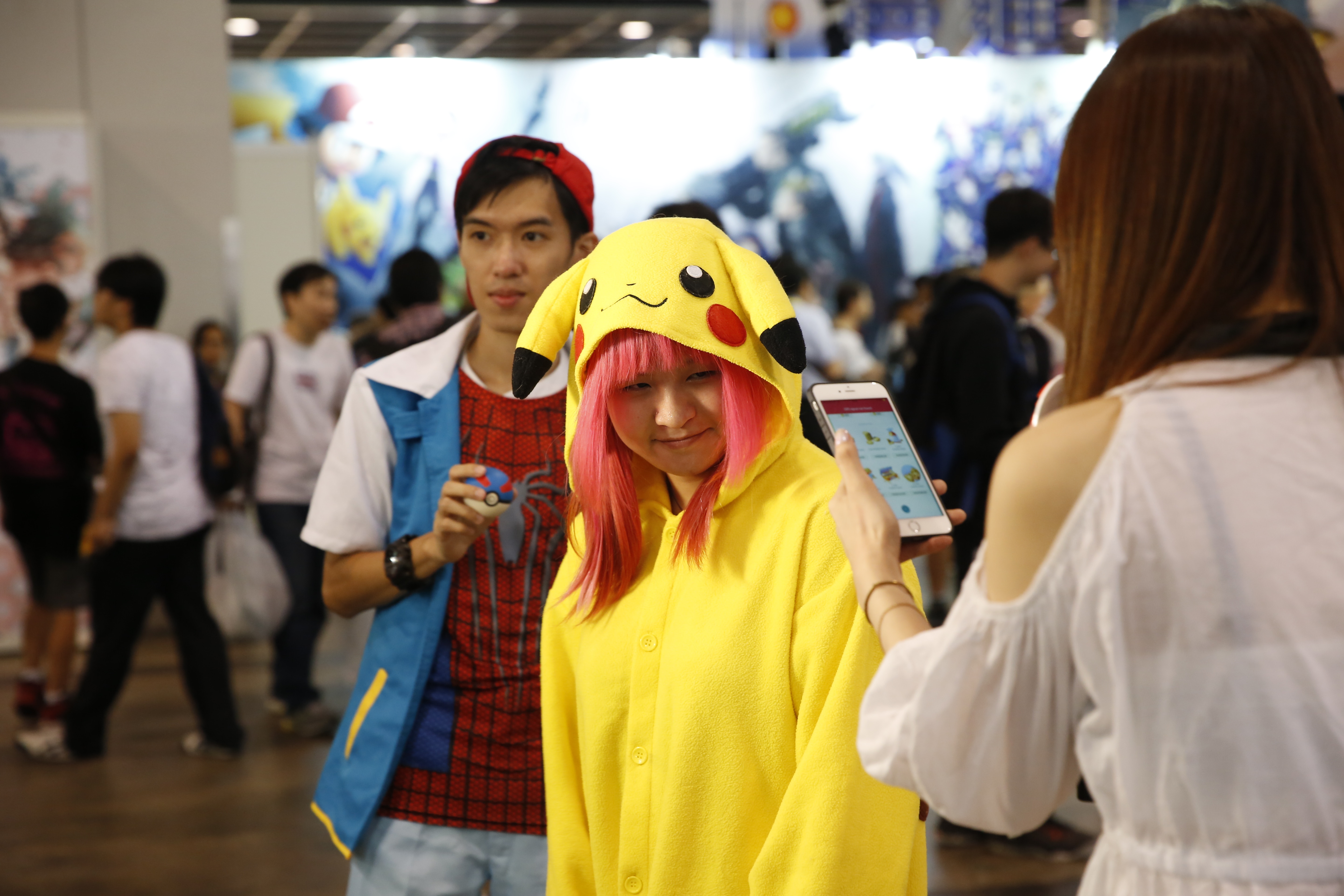 動漫節 Pokemon Go熱入場活捉比卡超 香港01 社會新聞