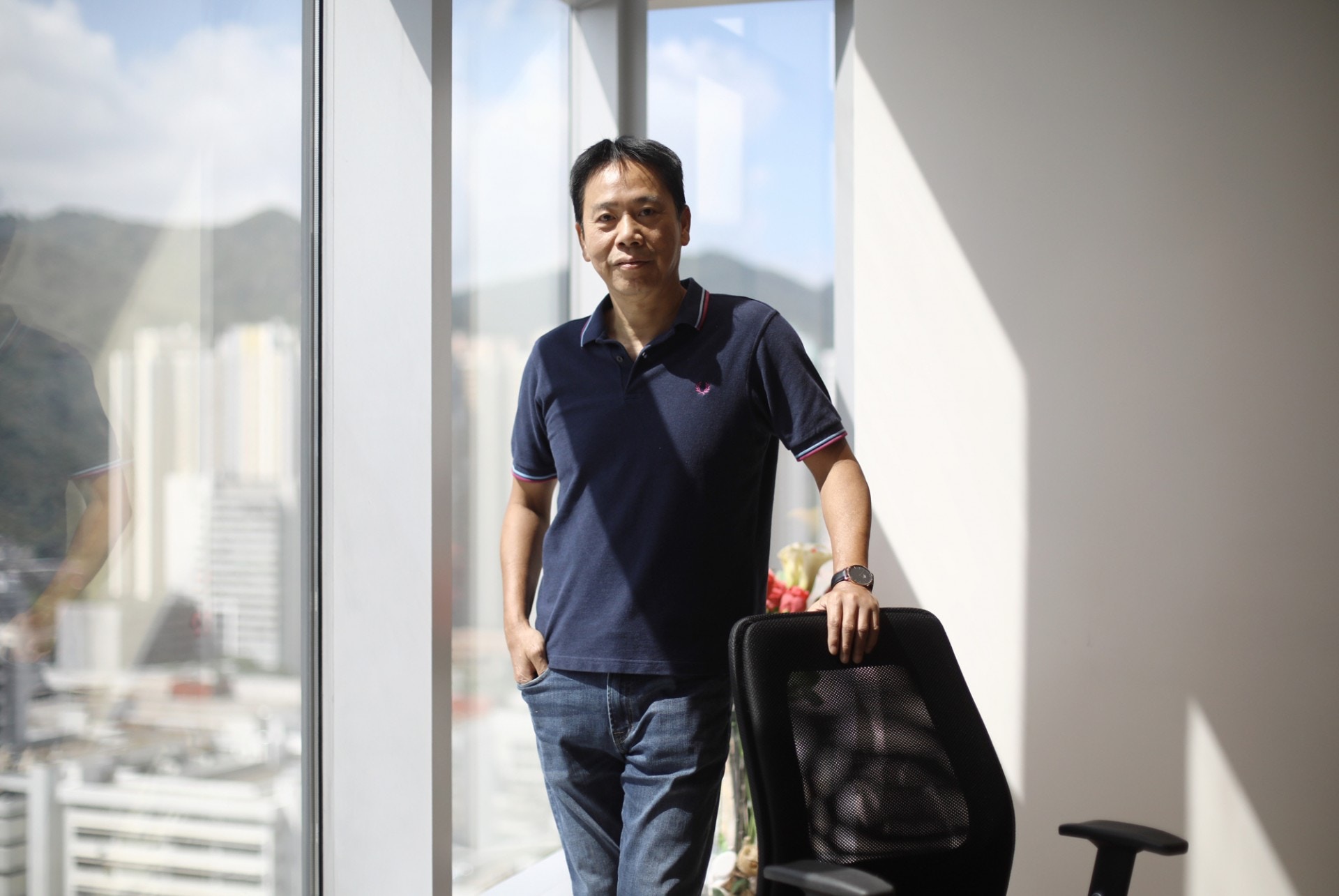 冼國林笑言自己已是退休人士，專注3件事——教功夫、拍電影和抱打不平。（盧翊銘攝）