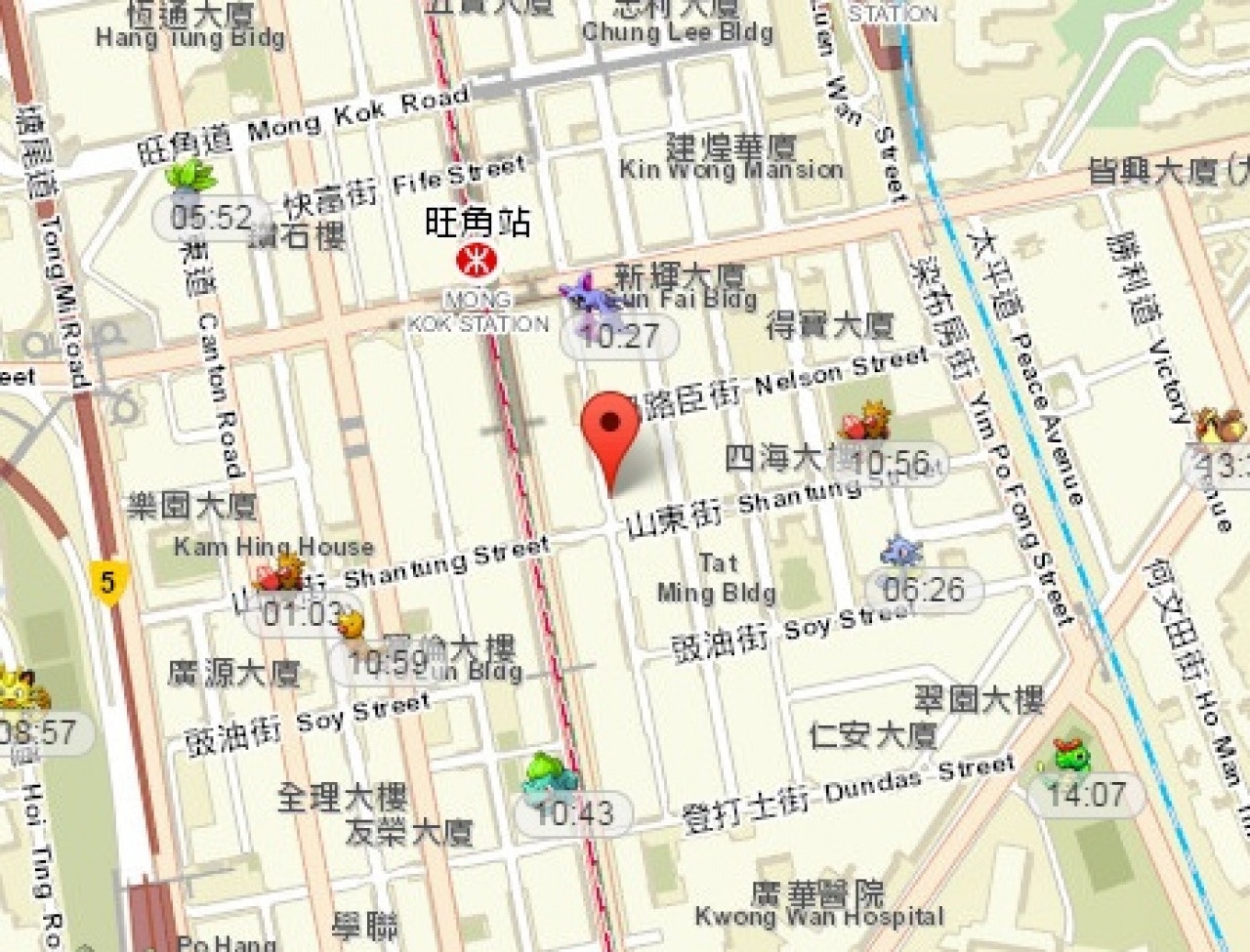 Pokevision可助用家確定小精靈位置。