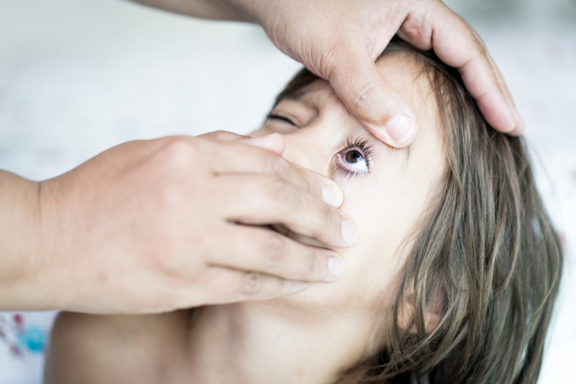 任何人士均有機會染紅眼症，以5歲以下兒童最常受到感染。（VCG）