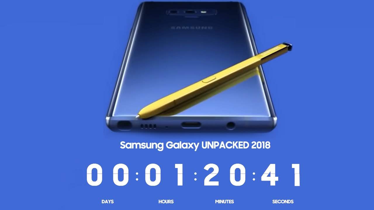 見證 Samsung Galaxy Note 9 誕生、一 Click 入直播連結 見證 Samsung Galaxy Note 9 誕生、一 Click 入直播連結