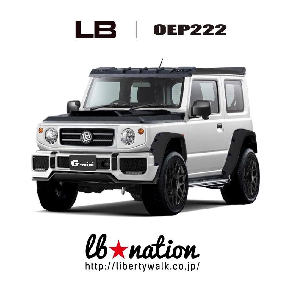 著名改裝商Liberty Walk旗下的Liberty Nation，將為新Jimny推出G-Mini改裝套件。（Liberty Walk）