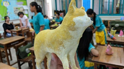 走進台灣鄉村 與學生以紙黏土製作小動物彩繪 欣賞生命的美感 走進台灣鄉村 與學生以紙黏土製作小動物彩繪 欣賞生命的美感