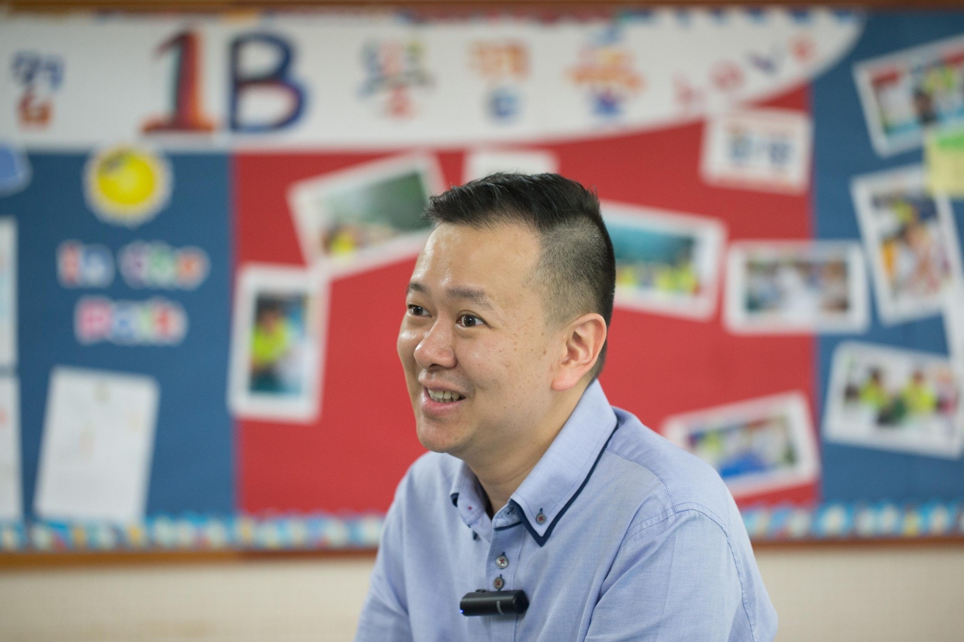 馮耀章:「世界不斷發展,教育不斷進步,如果問我會唔會咩都不變,係無可能。」(梁鵬威攝) 馮耀章:「世界不斷發展,教育不斷進步,如果問我會唔會咩都不變,係無可能。」(梁鵬威攝)