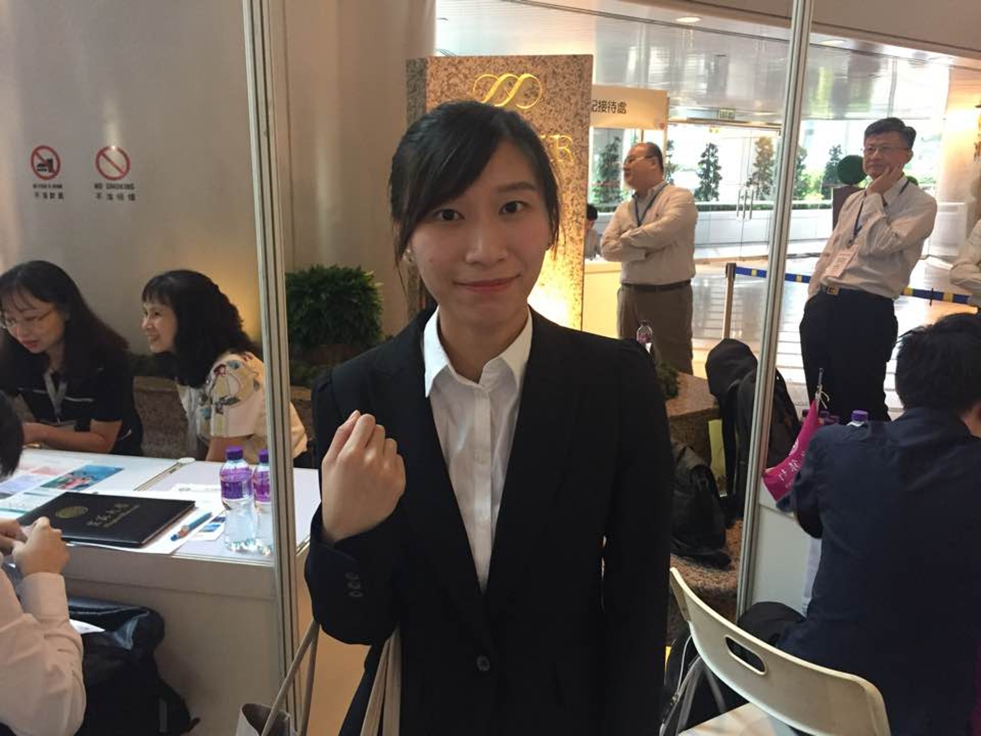 陳小姐認為香港壓力大,希望移居台灣。(張嘉敏攝) 陳小姐認為香港壓力大,希望移居台灣。(張嘉敏攝)