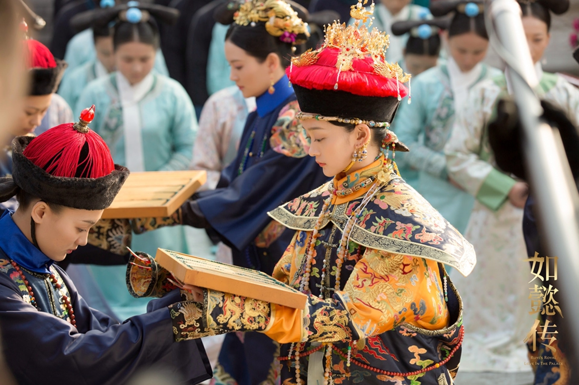 妃嬪在冊封禮時就一定要配戴。(網上圖片) 妃嬪在冊封禮時就一定要配戴。(網上圖片)