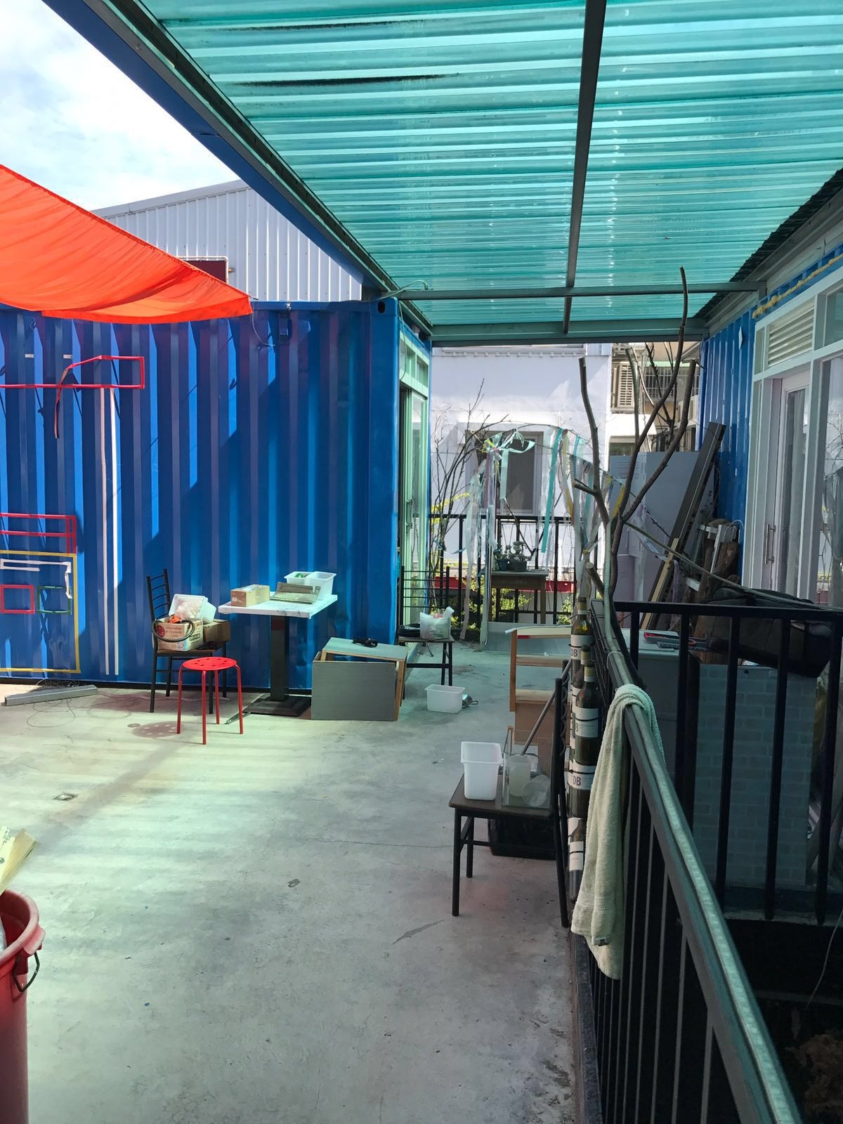 當時「薯餅」正是獨自住在這個空置鋪位。(受訪者提供) 當時「薯餅」正是獨自住在這個空置鋪位。(受訪者提供)