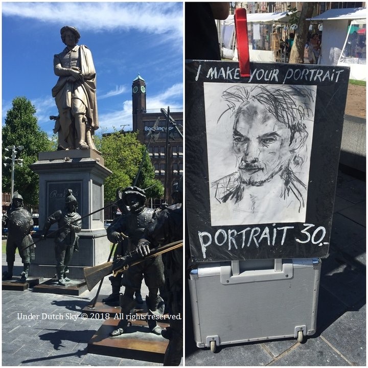  林布蘭廣場假日藝術露天市集（aromaxmeisje攝）