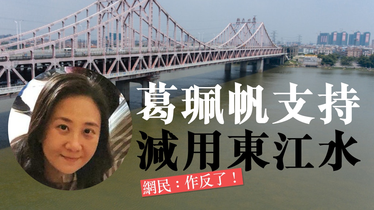 連葛珮帆也支持海水化淡、減東江水依賴　還有多少人反對？