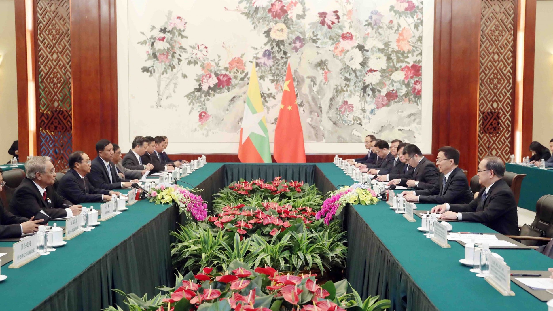 【東博會】韓正會見東南亞4國領導人 中方允支援緬甸和平進程 【東博會】韓正會見東南亞4國領導人 中方允支援緬甸和平進程