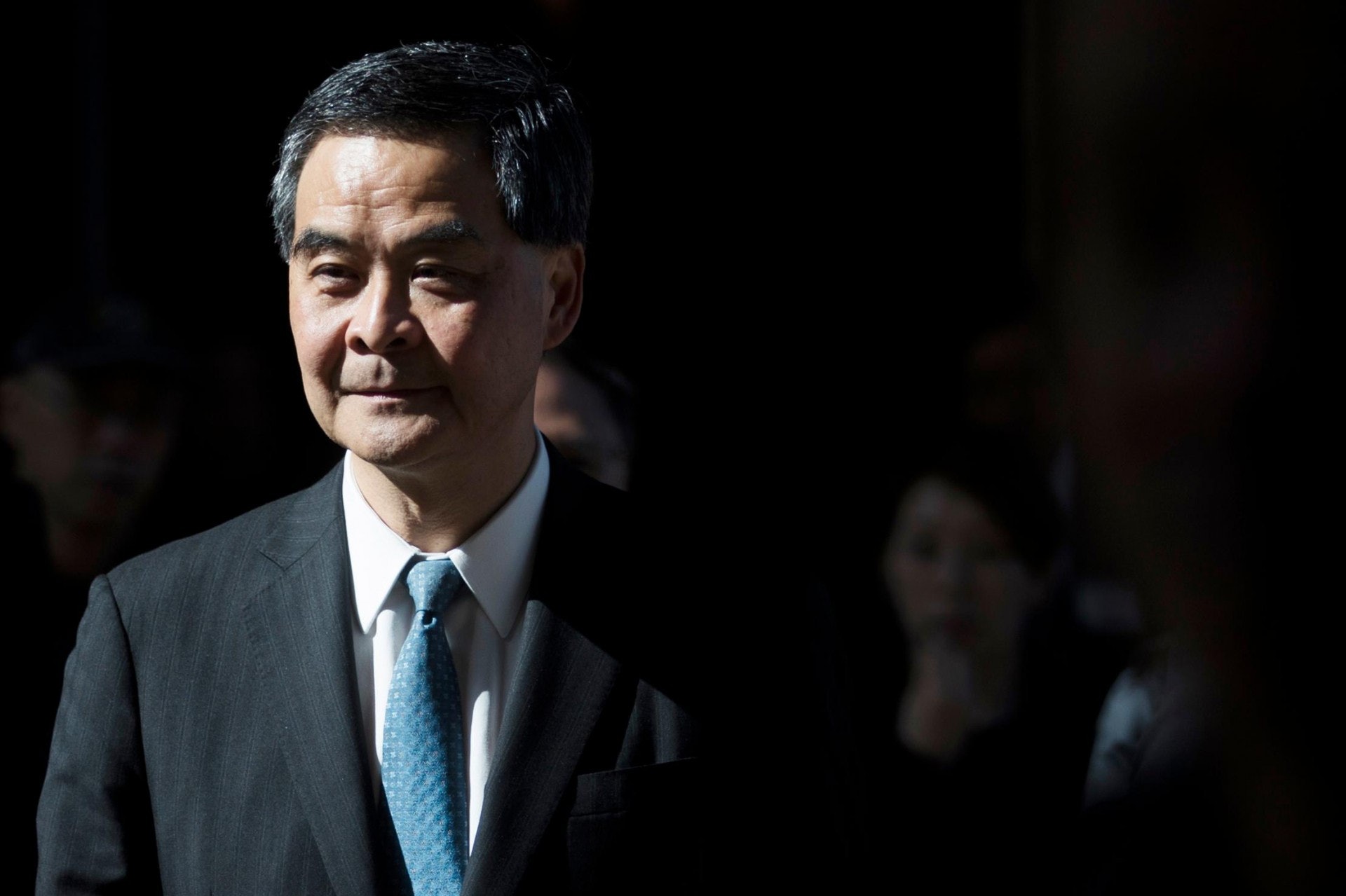 梁振英在FB指,會委託英國律師循「malice」及其他方向研究在英國起訴林卓廷等人。(資料圖片/余俊亮攝) 梁振英在FB指,會委託英國律師循「malice」及其他方向研究在英國起訴林卓廷等人。(資料圖片/余俊亮攝)