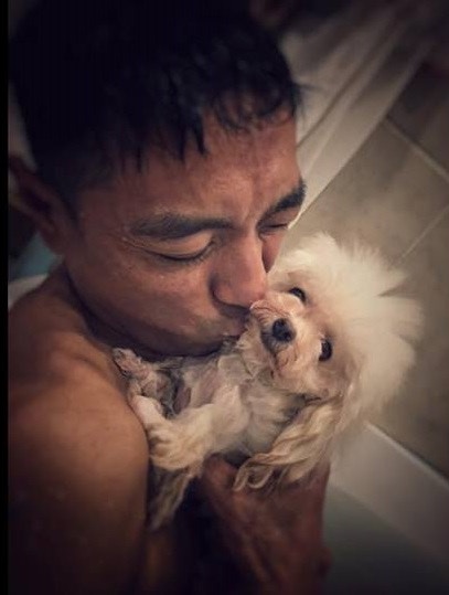 本身是愛狗之人的姜皓文,希望市民多關心流浪貓狗。(網上圖片) 本身是愛狗之人的姜皓文,希望市民多關心流浪貓狗。(網上圖片)