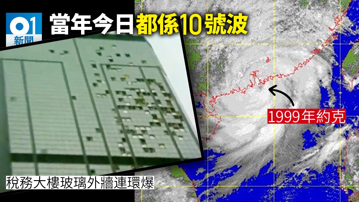 颱風山竹】19年前同一日約克襲港同掛十號風球當年奪2命