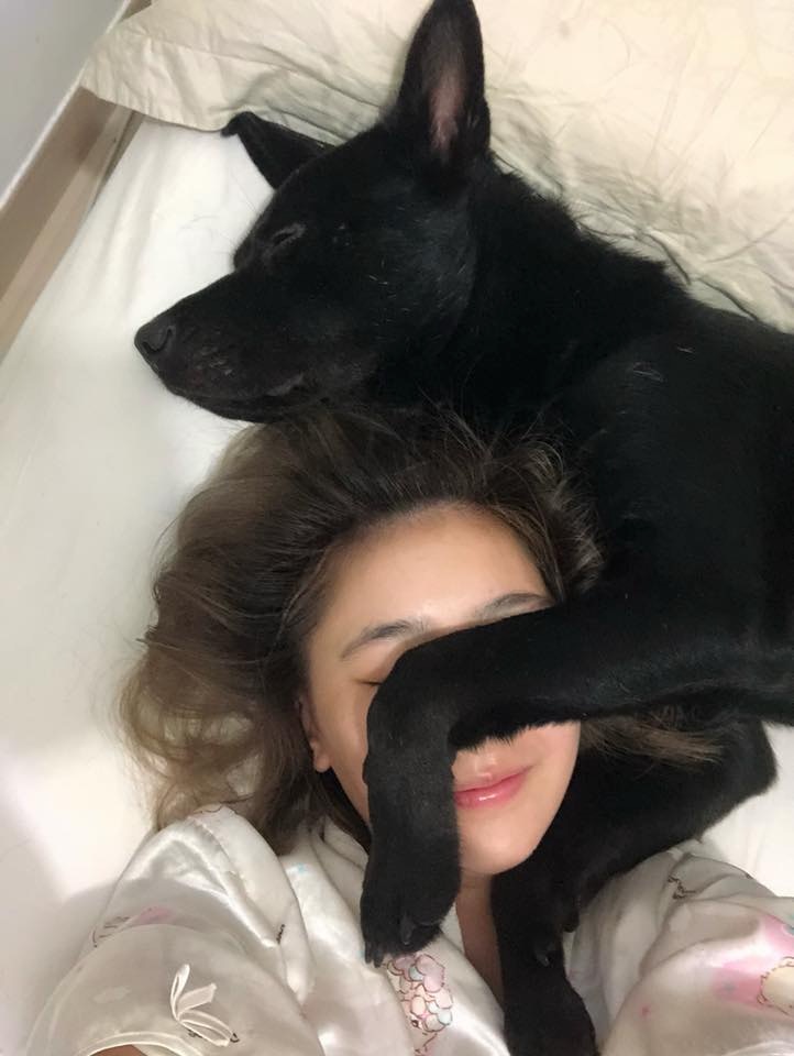 安采妮十分有愛心,經常上載寵物相片。(Charlie On) 安采妮十分有愛心,經常上載寵物相片。(Charlie On)