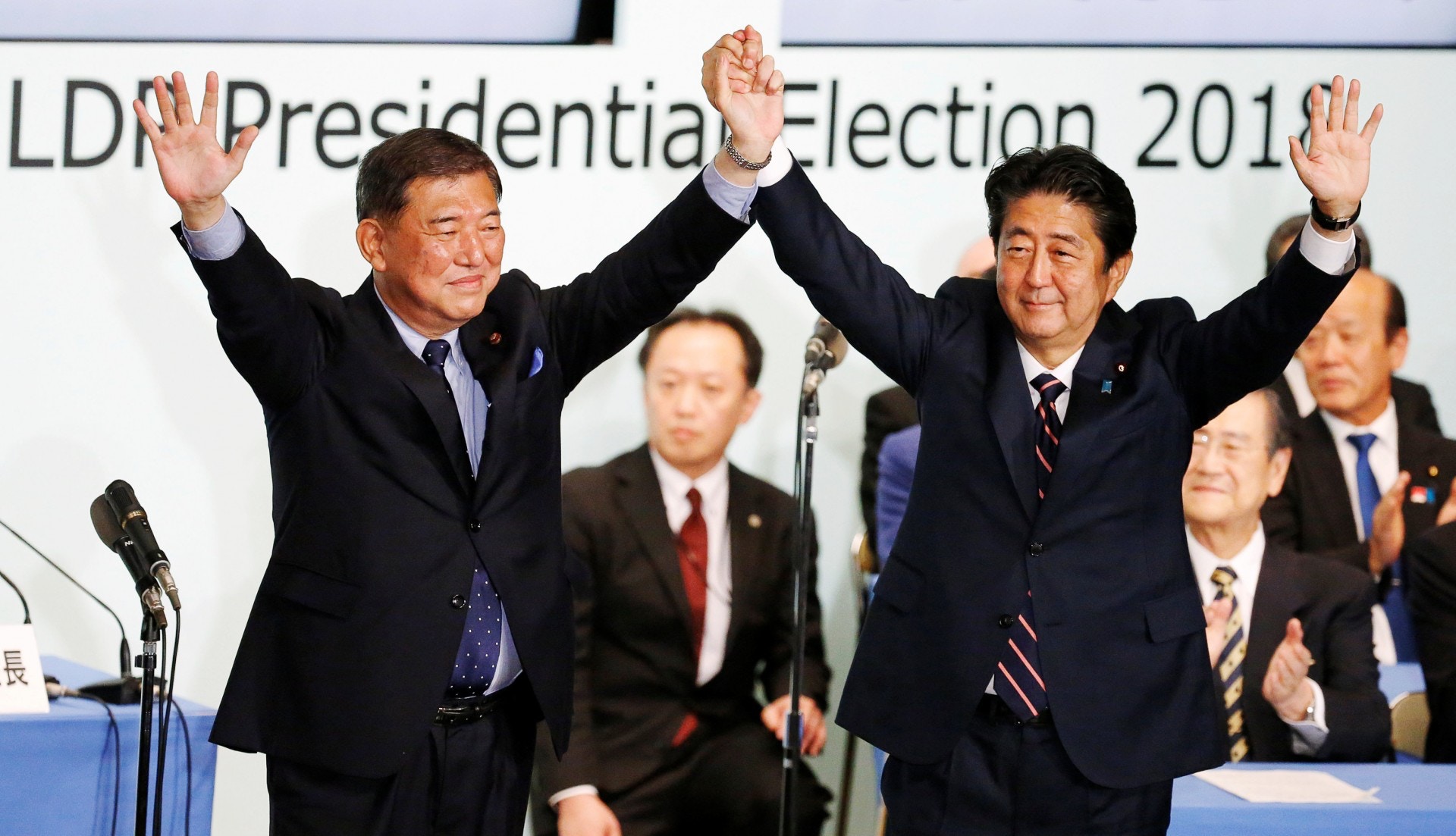 安倍晉三再度當選自民黨總裁　可望成為在任最久日本首相
