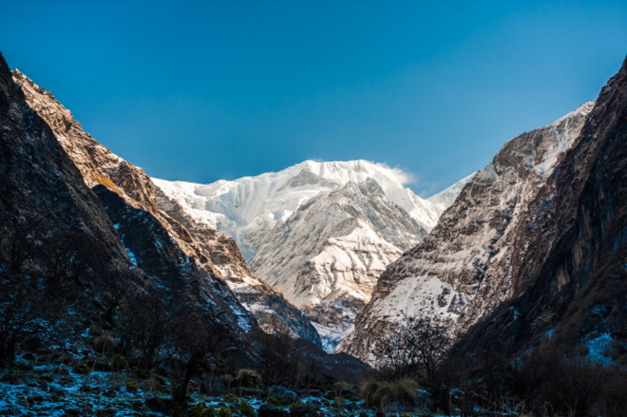 安納布爾納峰位於尼泊爾,屬喜瑪拉雅山脈。(Getty Images) 安納布爾納峰位於尼泊爾,屬喜瑪拉雅山脈。(Getty Images)