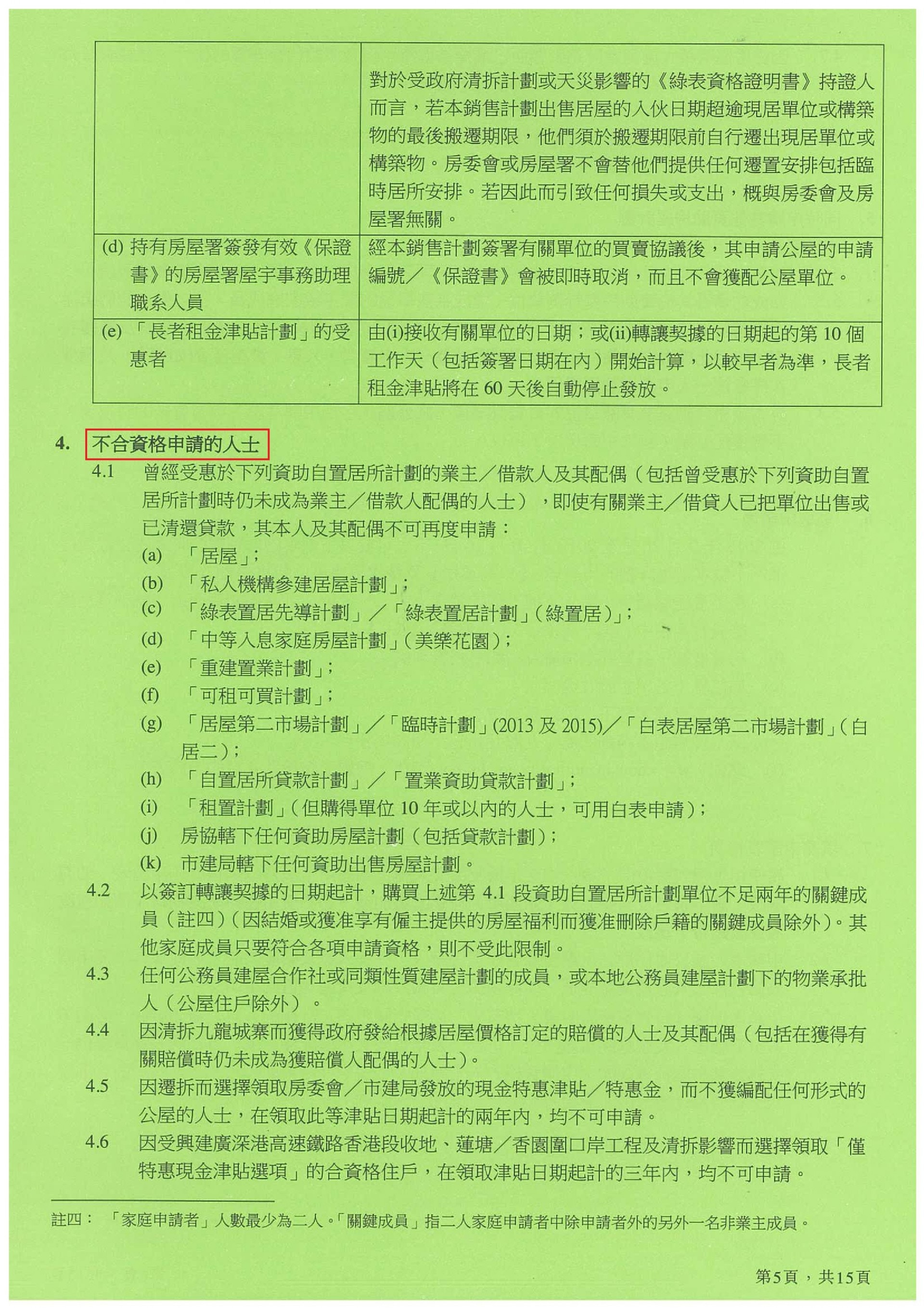 新居屋2018】多圖解構綠表申請須知20個重點不能錯過