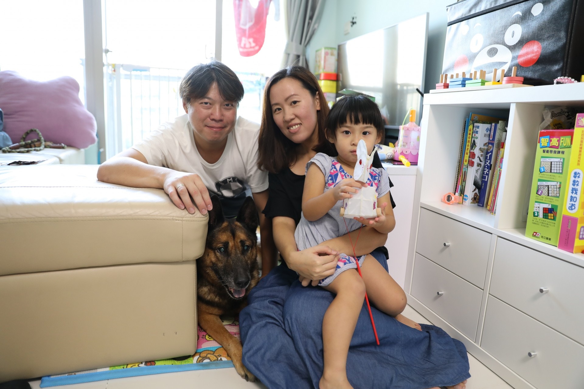 Yuki一家四口的合照。(吳嘉俊攝) Yuki一家四口的合照。(吳嘉俊攝)