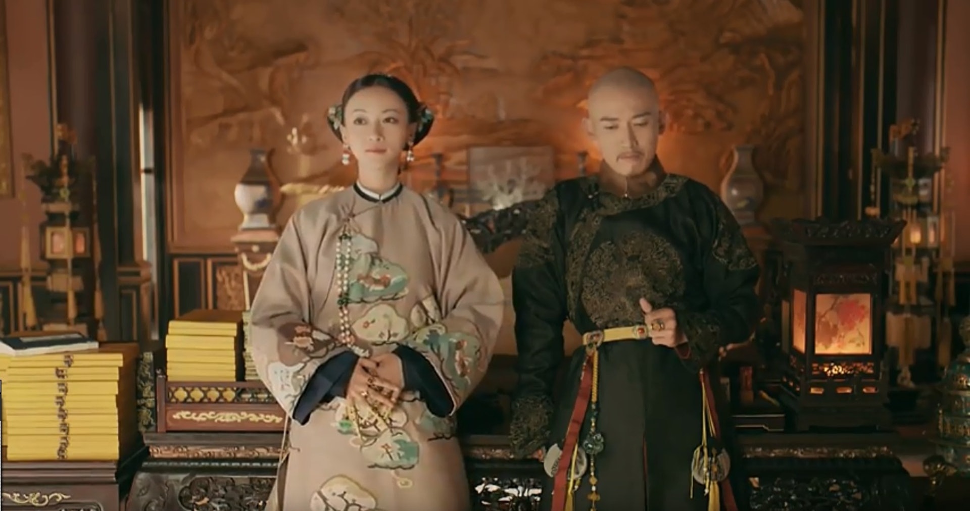 瓔珞為乾隆誕下四子兩女,卻未享半點天倫之樂。(網上截圖) 瓔珞為乾隆誕下四子兩女,卻未享半點天倫之樂。(網上截圖)