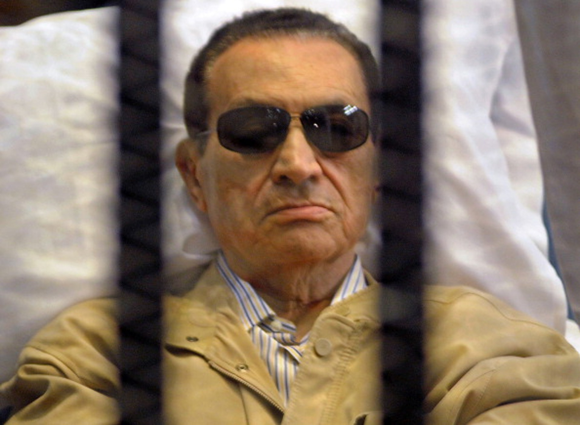 掌權30載的穆巴拉克在革命後淪為階下囚。（Getty Images）