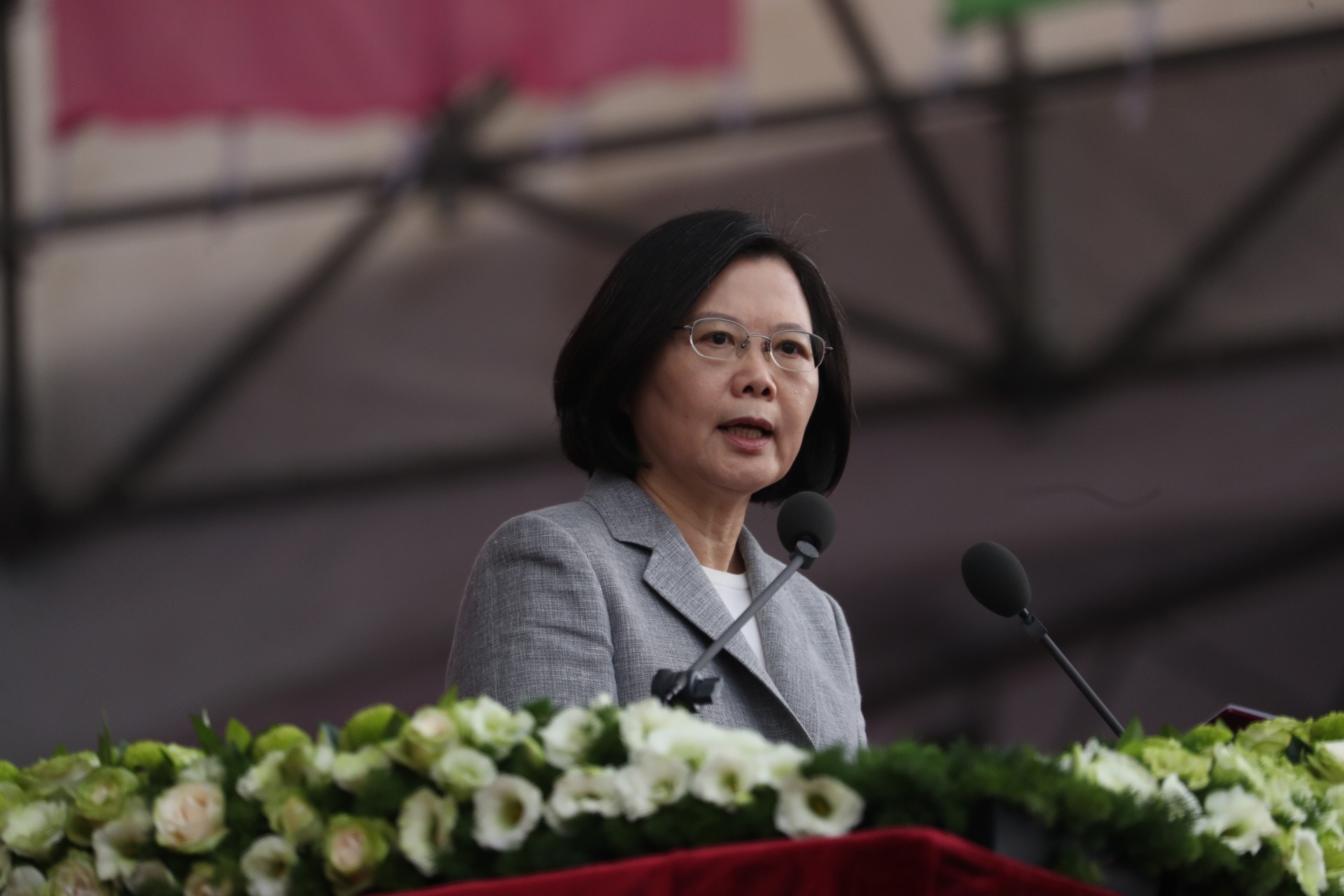 雙十講話】蔡英文提「中華民國台灣」 稱不會屈從大陸打壓