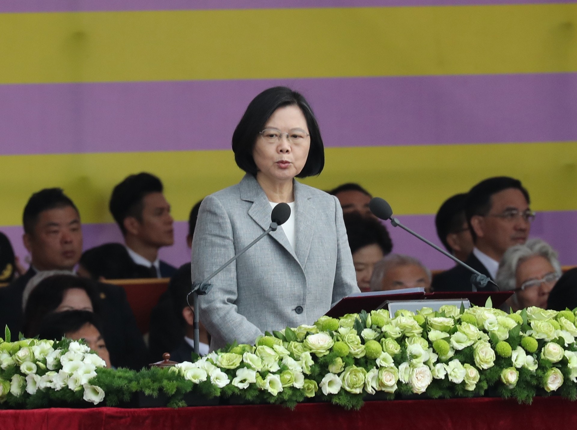 雙十講話】蔡英文提「中華民國台灣」 稱不會屈從大陸打壓