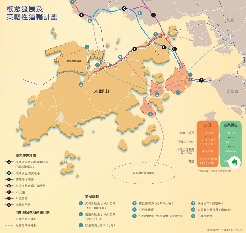 【施政報告】工程師料明日大嶼造價或萬億 政府消息：分30年攤分 香港 Times