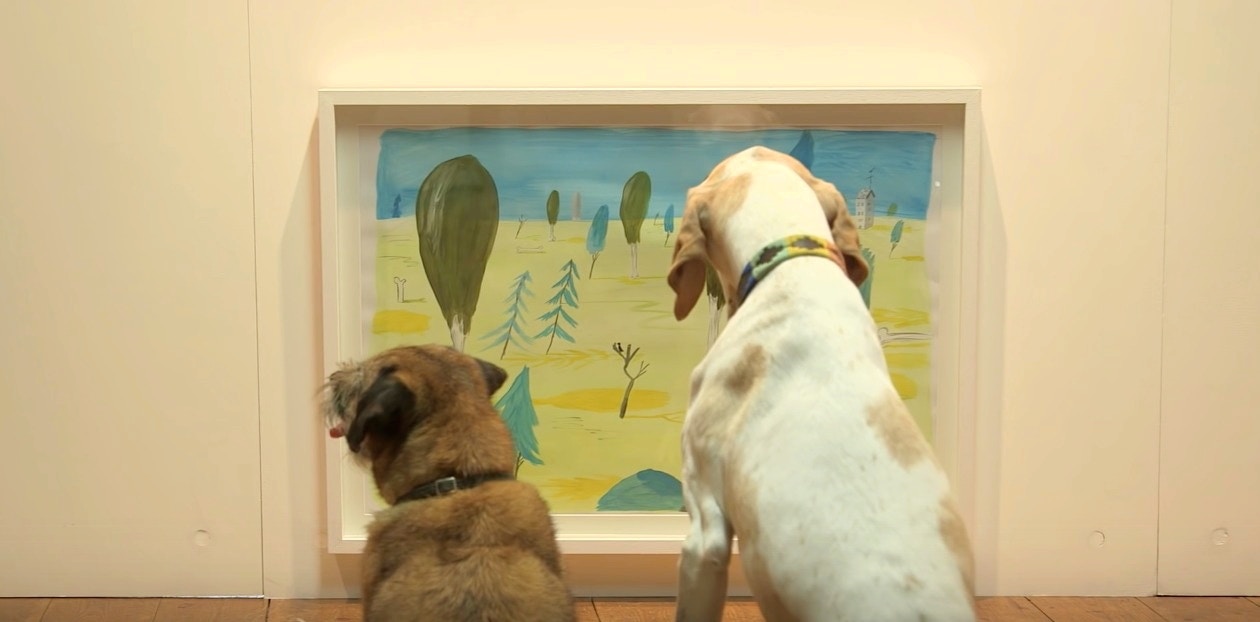 2016年,英國倫敦曾舉辦全球首個狗狗互動藝術展。(MORE TH>N pet insurance 網頁) 2016年,英國倫敦曾舉辦全球首個狗狗互動藝術展。(MORE TH>N pet insurance 網頁)