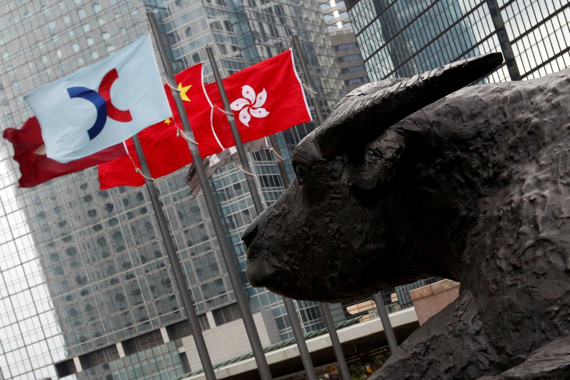 港交所旗下前海聯合交易中心。（路透社）