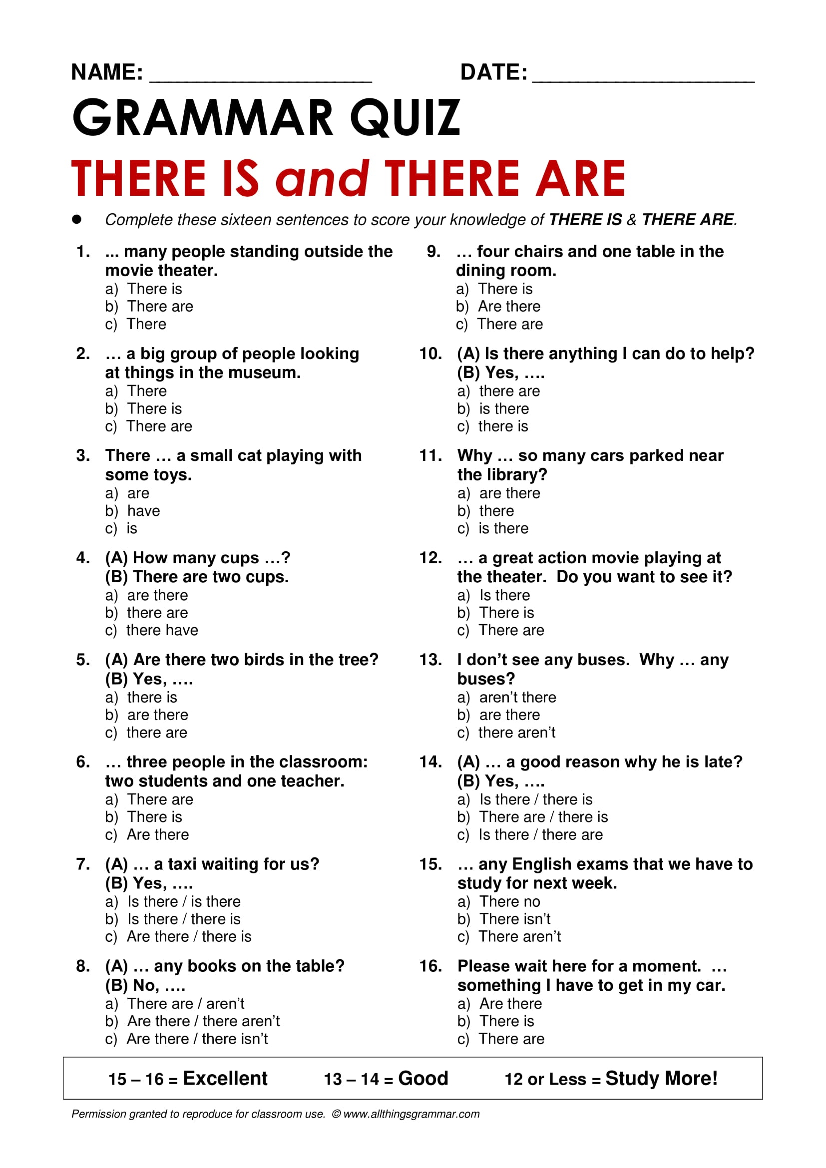 小朋友學英文 小一小二免費工作紙練習簡單grammar用法