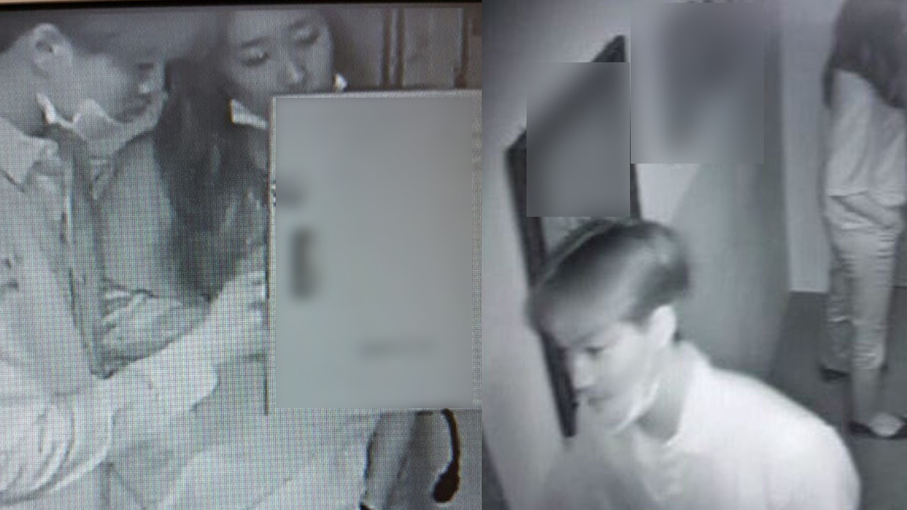 Kai與Krystal享受「密室逃出」約會的閉路電視畫面曝光,網民一方面覺得他們非常合襯,又為藝人們無法守住私隱感到非常可惜。(網上圖片) Kai與Krystal享受「密室逃出」約會的閉路電視畫面曝光,網民一方面覺得他們非常合襯,又為藝人們無法守住私隱感到非常可惜。(網上圖片)
