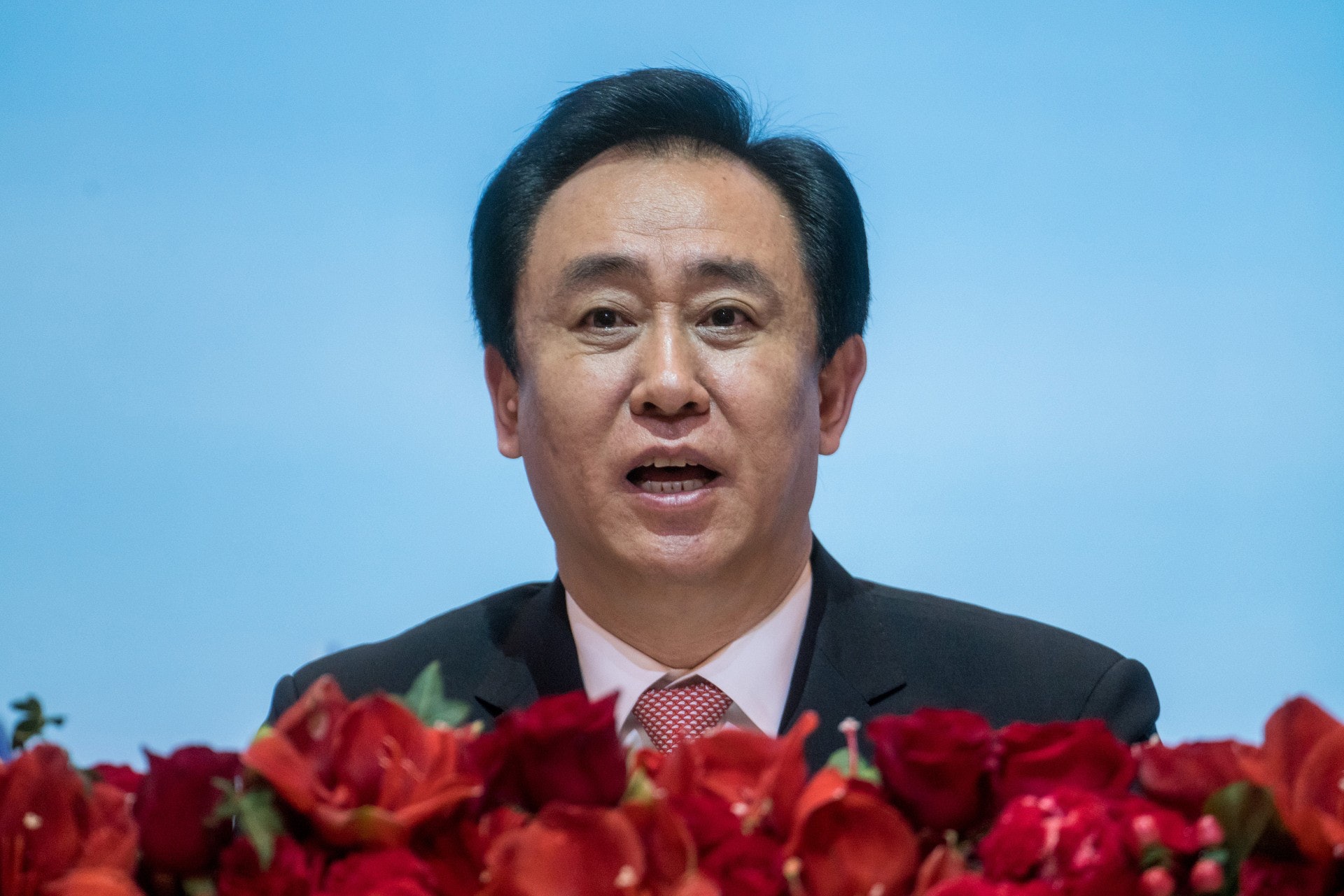 恒大集團董事局主席許家印。(網上圖片) 恒大集團董事局主席許家印。(網上圖片)