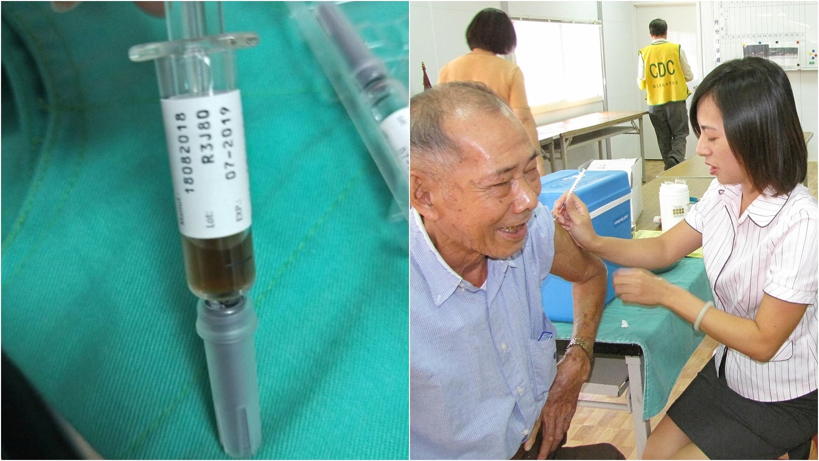 台公費流感疫苗疑變質呈咖啡色 19萬劑流出疾管署急停接種 台公費流感疫苗疑變質呈咖啡色 19萬劑流出疾管署急停接種