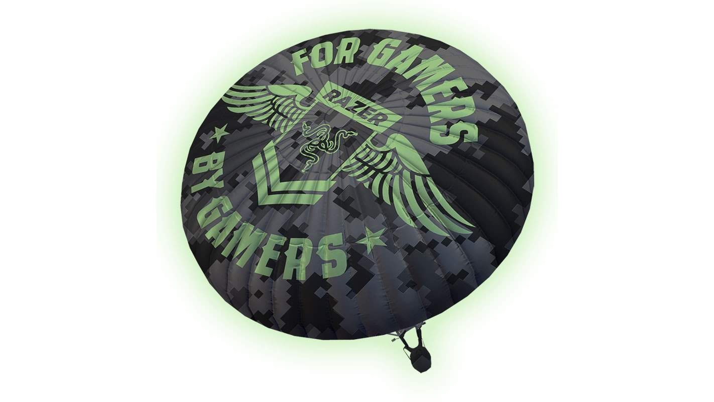 Razer zGold 用戶可於《PUBG Mobile》使用 Razer 主題降落傘 Razer zGold 用戶可於《PUBG Mobile》使用 Razer 主題降落傘