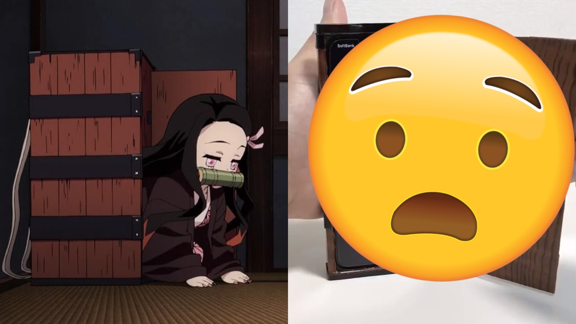 鬼滅之刃 仿禰豆子木箱改造手機殼超像真網民促diy達人量產 鬼滅之刃 仿禰豆子木箱改造手機殼超像真網民促diy達人量產