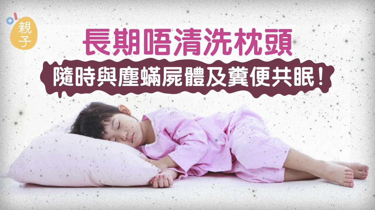 【家居清潔】枕頭長期唔洗隨時有糞便陪睡 用耐會變重原來因為… 【家居清潔】枕頭長期唔洗隨時有糞便陪睡 用耐會變重原來因為…