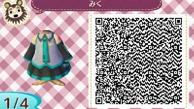 【動物之森/動物森之友 攻略】FF及其他遊戲角色衣裝QR Code 【動物之森/動物森之友 攻略】FF及其他遊戲角色衣裝QR Code