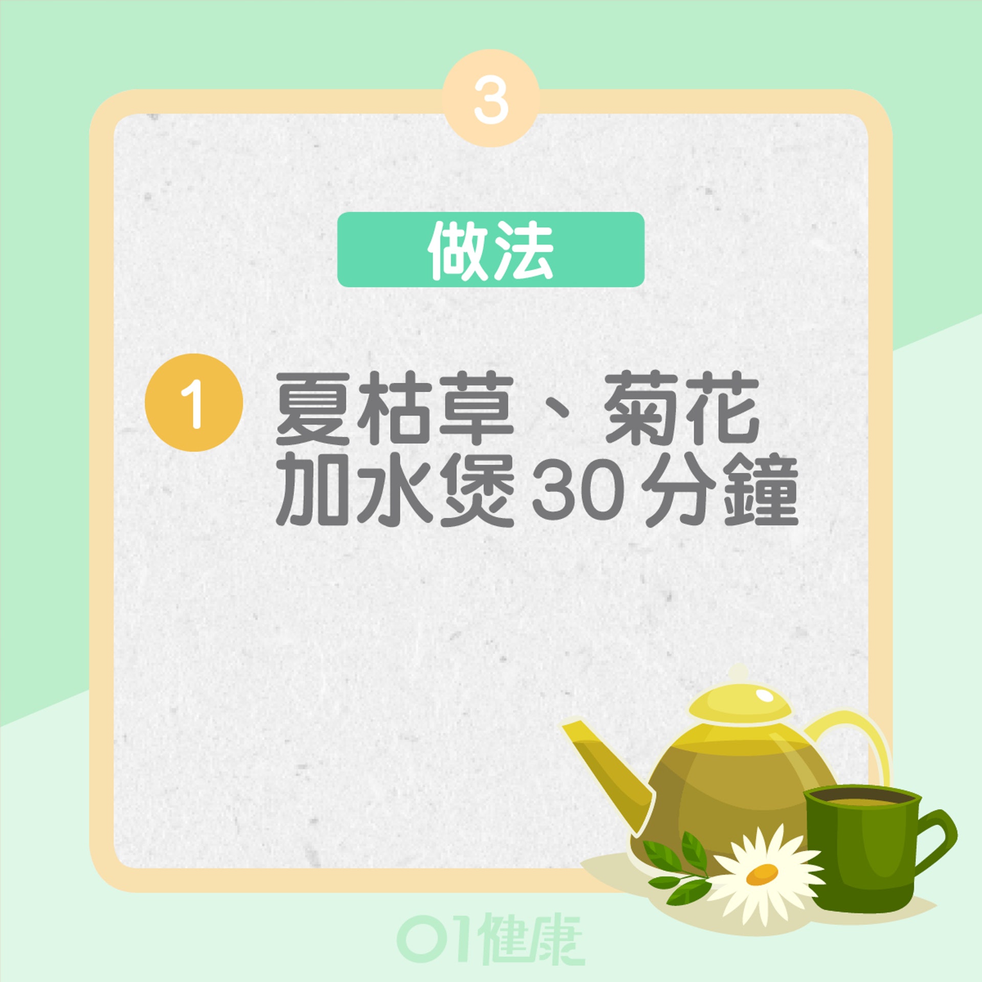 夏枯草菊花茶(01製圖) 夏枯草菊花茶(01製圖)